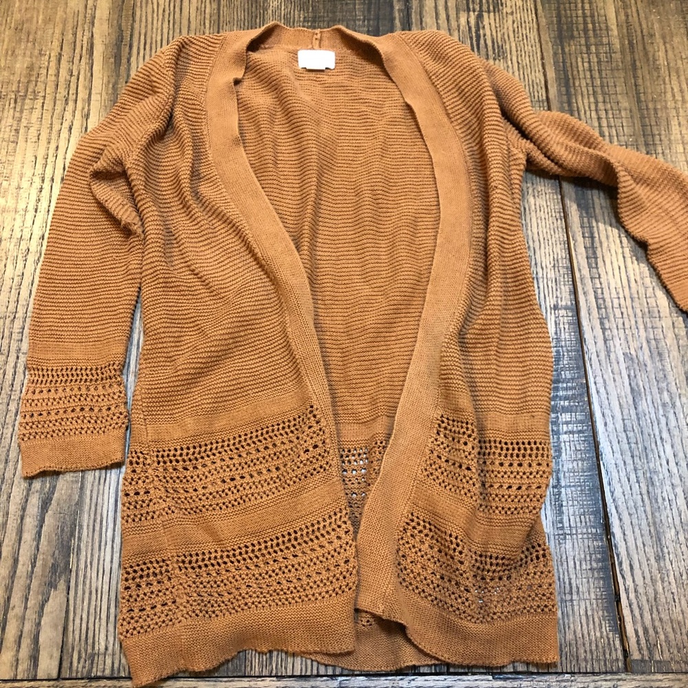 Open front cardigan